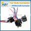 Auto bulb socket H4 male bulb connector cable