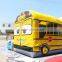 channal original design inflatable school bus bouncer combo