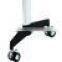 modern office furniture metal folding study table with wheels suit for 1400*500/600 table top QM-06
