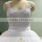 ASAJ-08 Real Pictures Sequins Appliques Sweetheart Ball Gown Backless Wedding Dresses with Bow Knot