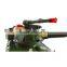 B/O go and bump military model tank toys with light and sound
