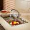 Low arc chrome brass sink mixer