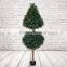 Potted Artificial Bell Topped Topiary Tree