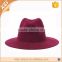 promotion plain unisex fedora hat