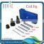 Blue/silver/black aluminum atomizer rda coil jig