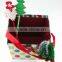 Christmas Holiday Cardboard Large Tray with Metallic Finish