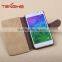 frosted genuine leather case for samsung s7 edge stand cover phone case for samsung