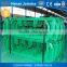 Belt conveyor trough idler roller frame