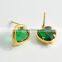 Wholesale Various Shape New Design Gold American Style Copper Bezel Connector Gemstone Accessories