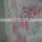 Top selling Arabic living room organza printed flower curtain fabric