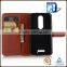 New PU leather with card slots stand flip wallet case for Motorola Moto droid turbo 2 XT1585, for Moto X Force case cover