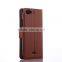 Fashion Litchi Texture Wallet PU Leather Flip Case Cover for Wiko Rainbow Jam With Card Slots, case for wiko rainbow jam
