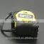 high quality rubber cover uv chromed abs plastic case measuring tape
