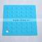 17*17CM Durable Square Shape Can be Hung Silicone Table Mat