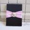 Black wedding invitation boxes wholesale