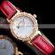 Hot sale!!! Free Shipping !!! fashion genuine leather diamond leisure quartz lady's wrist watch
