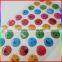 smile face crystal epoxy stickers colorful