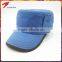 Wholesale 100% cotton twill blank flat cap