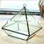 Hanging geometric glass terrarium, glass globe hanging terrarium