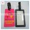 Printed PVC Luggage Suitcase Tags with Clear PVC Pockets