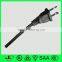 High quality UL CSA 2 pin polarized power cord plug AC male plug