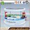 Fashionable rounded bubble tea kiosk, nice mall food kiosk for sale