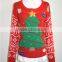 16JW53113 100%polyester christmas sweater