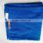 Woven fabric modacrylic travel blankets