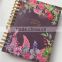 Spiral agenda 2017 daily planner with colorful custom printing