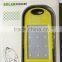 2016 new solar charger 5000mah with led light