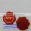 Red Color Gold Logo Embossed Wax Seal Stickers