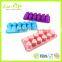 12 High Hearts Silicone Ice Cube Tray, Silicone Popsicle Maker with Sticks, Ice Cream Cake Mold