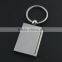 New Rectangle Creative Different Shape Metal Photo Frame Key Chain Ring Keychain