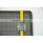 PU leather diary cover with embossed logo and elastic band closure