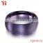 2016 women tungsten engagement ring dome and brushed surface design purple plated