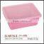 Round plastic washing rice basket