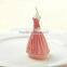 Wedding Dress Candle/Elegant Wedding Gown Candle,pink dress candle