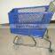popular supermarket rolling trolley with baby seat