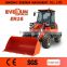 Everun 2017 1600KG mini wheel loader with pallet forks standard bucket