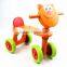 Kids learning walking ride on cat animal toy 4wheel walking bike
