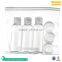 7 Pcs Travel Set Lightweight Personal Skin care Empty designer plastic lotion bottles