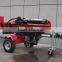 Gasonline 40Ton Log splitter wood log cutter splitter vacuum tire