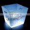 China Factory Logo Printed Custom Plastic Bar Ice Bucket