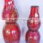 red color wedding glass decoration jar