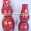 red color wedding glass decoration jar