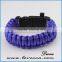 Paracord Wristbands Whistle Flint Compass Paracord Outdoor Survival Bracelet