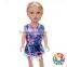wholesale doll outfits 18" doll pom pom romper