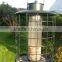 New Style Garden Metal Tube Seeds Hanging Bird Feeder