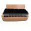 Black Wild Boar Bristle Brush With Wooden Handle for Men Shaving Brush Wooden Carving Can be Logo