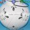 BSCI Audit Factory white Ceramic Lantern with Metal Handle, ceramic candleholders